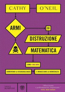 La copertina del libro. Un diagramma con vari elementi che compongono il nome dell'autrice, il titolo e il sottotitolo. I colori della copertina sono viola e giallo brillante a contrasto.