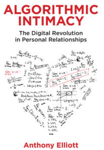 La copertina del libro, con il titolo in rosso su sfondo bianco e una serie di scritte in notazione matematica contenute all'interno di un cuore