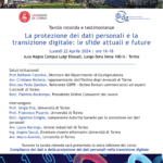 La protezione dei dati personali e la transizione digitale: le sfide attuali e future | Evento 22 aprile